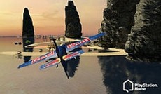  Bild: Sony, Flugzeug-Spiel in der 3D-Umgebung von Sonys 