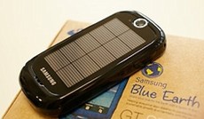  Gnter Hack, Solarzellen-Handy Samsung Blue Earth