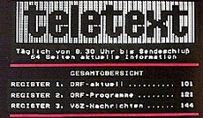 � ORF, Der ORF Teletext vor 30 Jahren