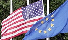  AP/Alistair Grant, Fahne der EU und der USA